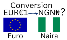 1 Euro to Nigerian Naira. How much is 1 Euro in Naira?