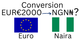 2000 Euros to Nigerian Naira. How much is 2000 Euros in Naira?