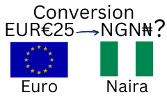 20 Euros to Nigerian Naira. How much is 20 Euros in Naira?