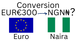 300 Euros to Nigerian Naira. How much is 300 Euros in Naira?