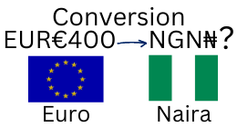 400 Euros to Nigerian Naira. How much is 400 Euros in Naira?